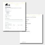 Marleting Survey Template