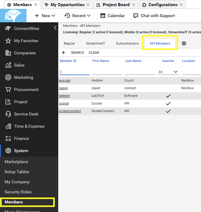 Setting Up ConnectWise PSA